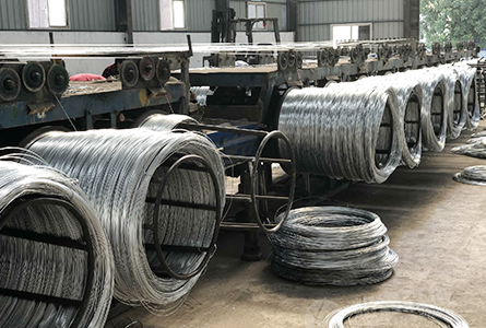 Galvanized wire can be used to make metal structures such as wire mesh